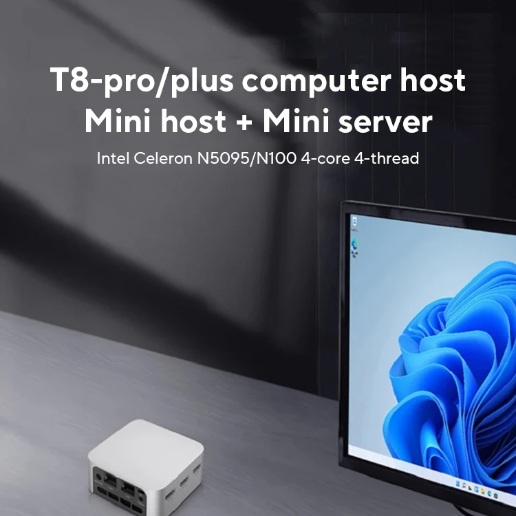 ミニPC Firebat T8 Pro+: Celeron16GB RAM, 256GB FIREBAT T8 Plus Intel N100 Black CPU Mini PC Desktop