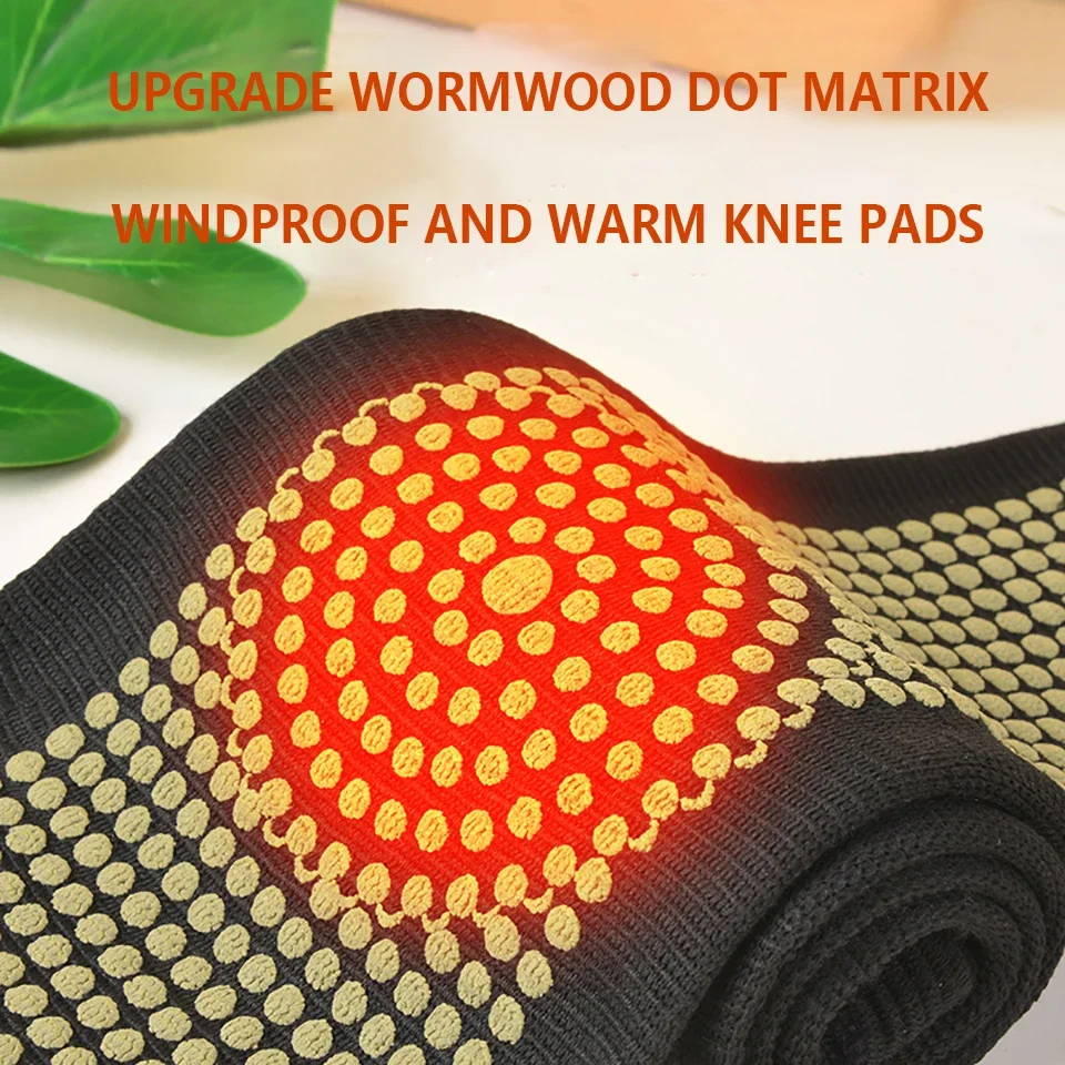 Knee Pad 1 Pair Self Heating Tourmaline Knee Brace for Arthritis