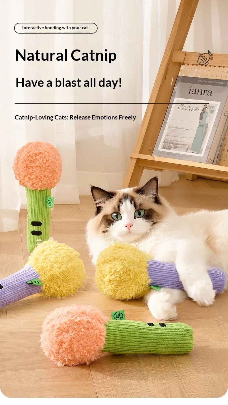 Self Play Cat Toy Teaser Wand image 1
