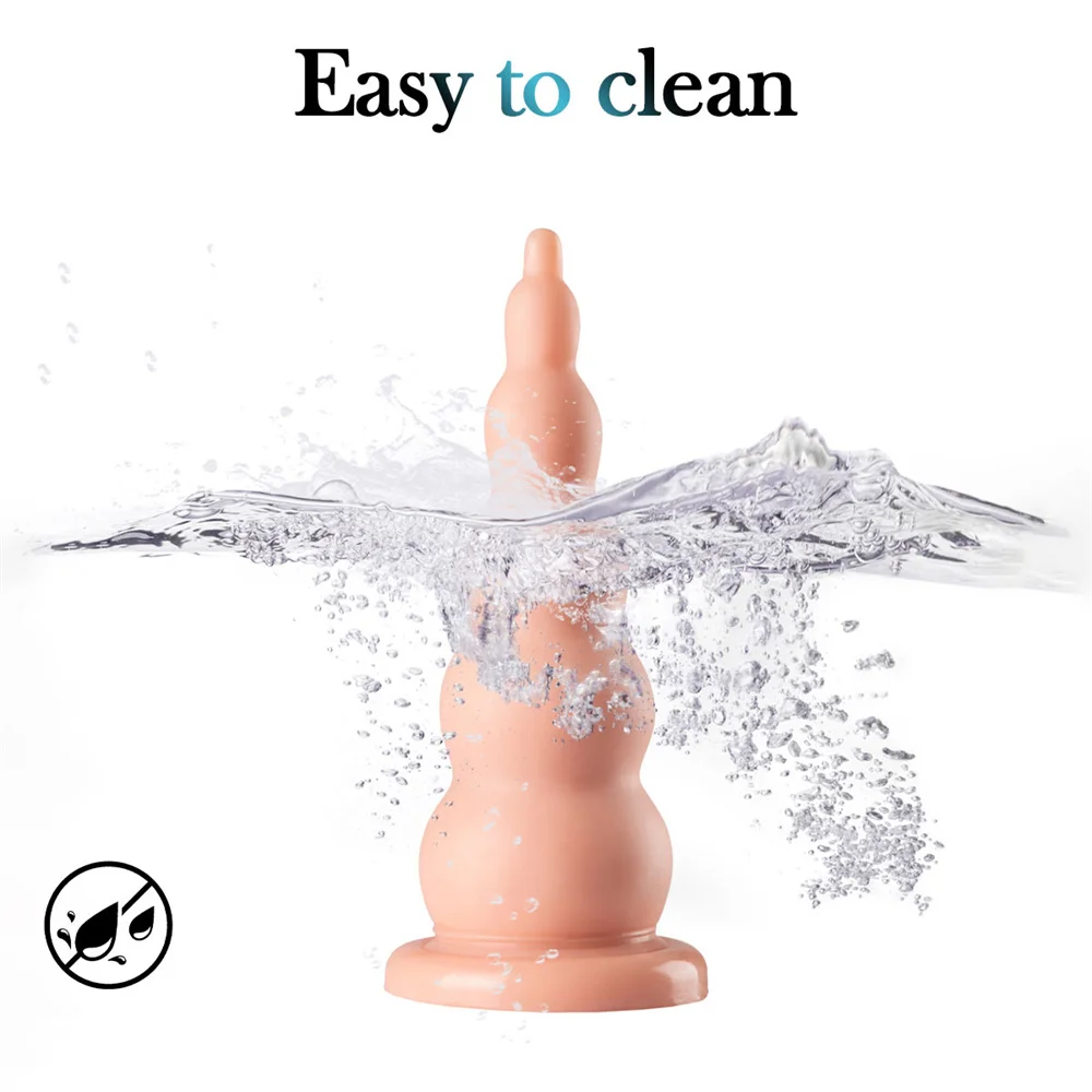 Forniture per adulti Zucca Ana Plug Grande plug anale Massaggiatore prostatico Dilatatore anale Dildo Giocattoli per la penetrazione Giocattoli sessuali per adulti per donne e uomini_voghion.com