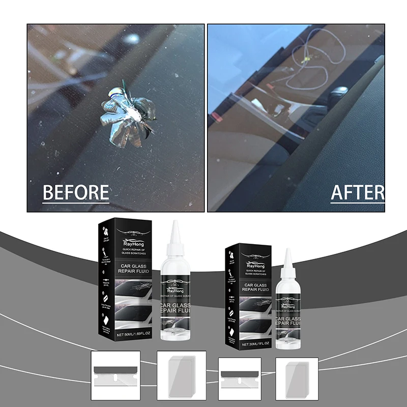 Xiaomi Car Windshield Windscreen Glass Repair Resin Kit Auto Vehicle Casement Fix Tool Scratch Crack Restore Glue Accessories 3