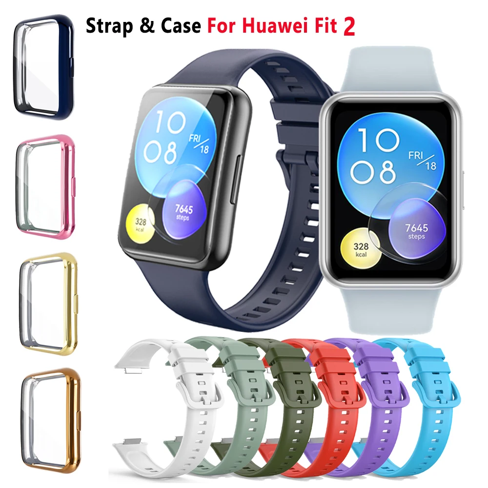 Силиконовый ремешок для Huawei Watch Fit 2