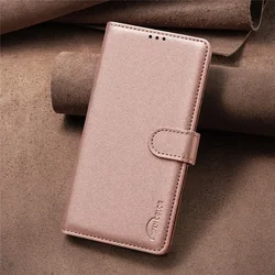 Flip Cover Anti-Theft Leather Wallet Case - Matte Finish Phone Case and Bag for Reno5 Z 5G (Gold)