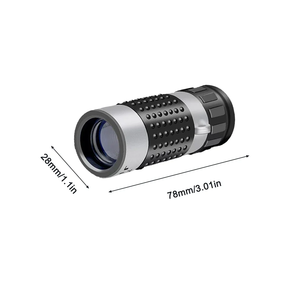 1Pc Mini Powerful Monocular Telescope 7x18 Zoom Binoculars Long Range Night Spyglass for Outdoor Camping Bird Watching Tools