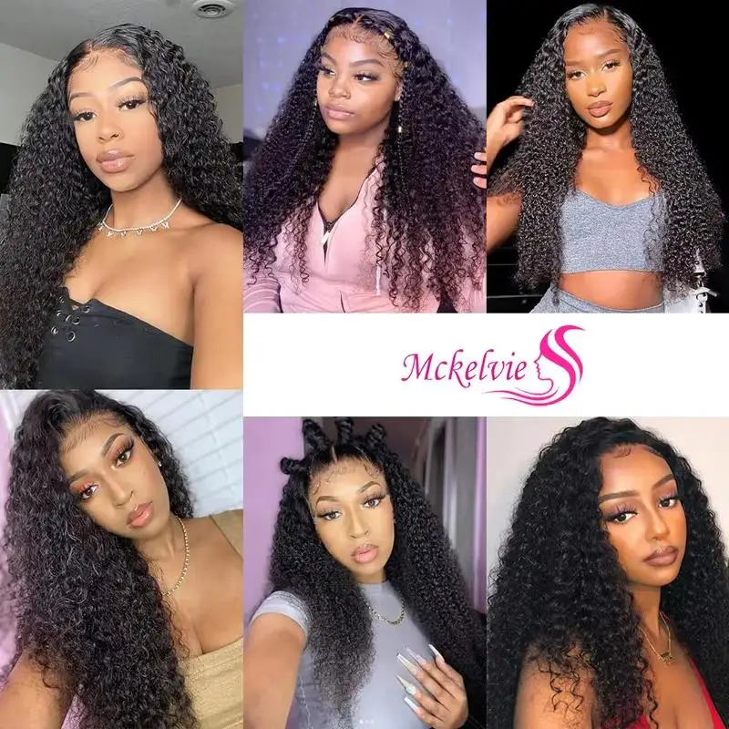 Afro Kinky Curly 13x4 Lace Frontal Closure Human Hair Soft and Silky Baby Hair Brazilian Remy Transparent Lace Frontal