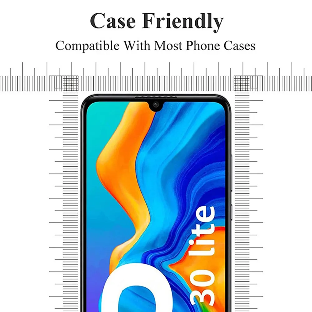 Universal 6-in-1 Clear Tempered Glass Screen Protector with 9H Hardness