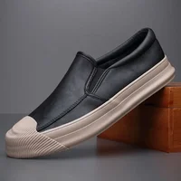 Chunky Casual Men's Vulcanize Shoes Slip-ons Sneakers Male In Promotion Korean Style And Cheap Breathable Autumn Social Trendy 1