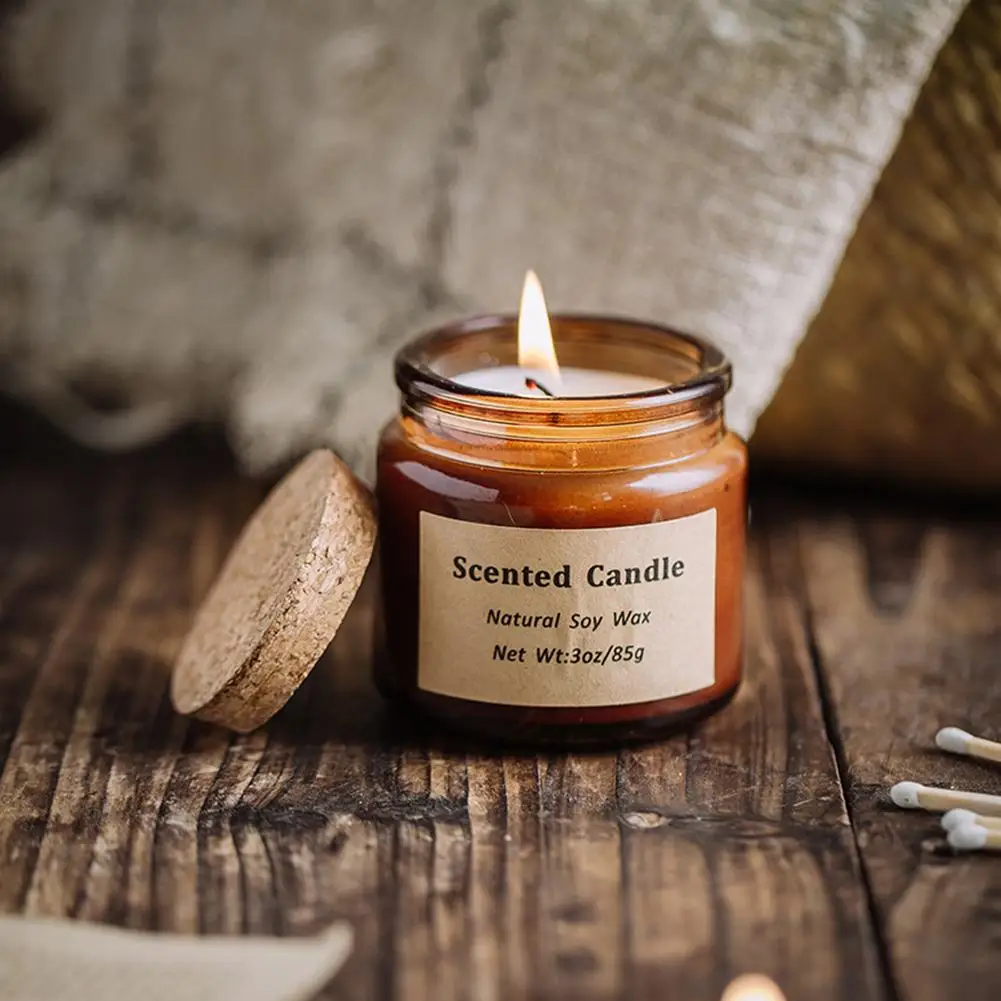 Lavender Petal Scented Candles 3oz/85g Longlasting Burn Time Romantic