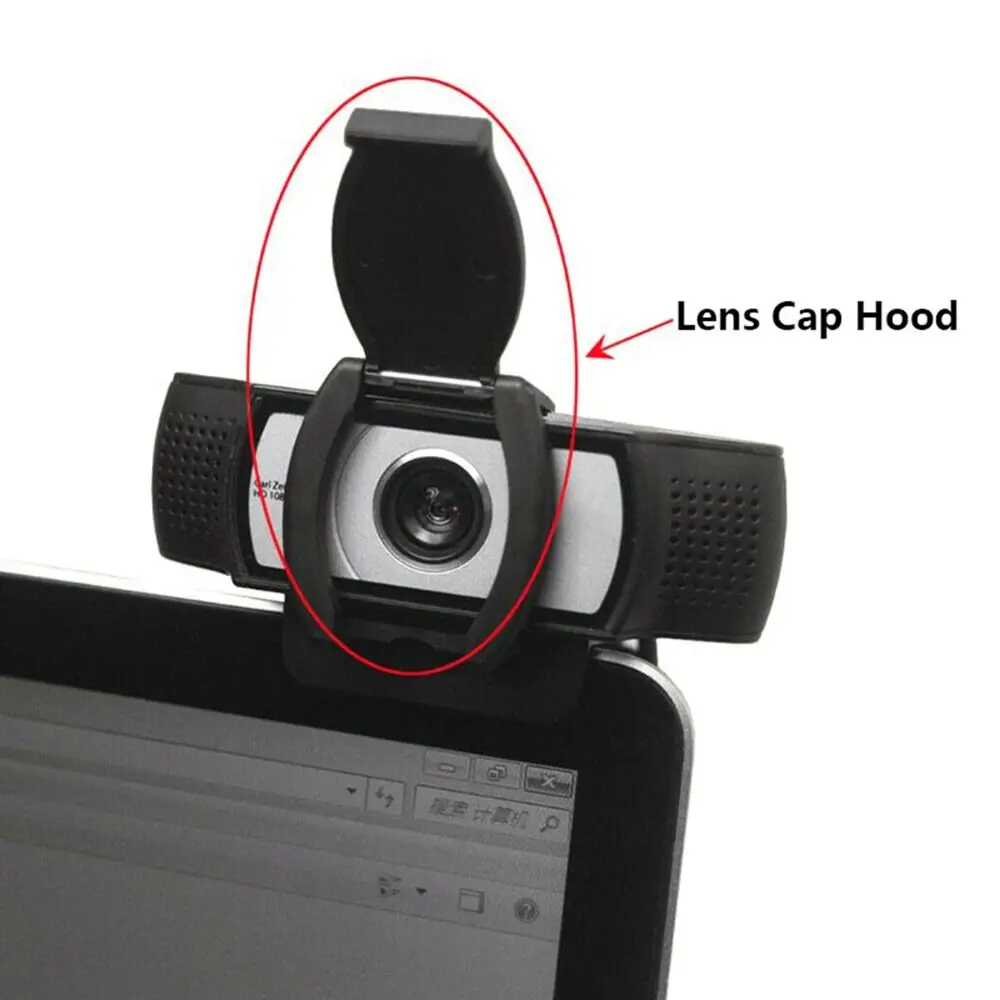 1PC Privacy Shutter Lens Cap Hood Protective Cover For Logitech HD Pro Webcam C920 C922 C930e Protects Lens Shell Accessories camera lens cap camera protection cap camera lens cover camera cover