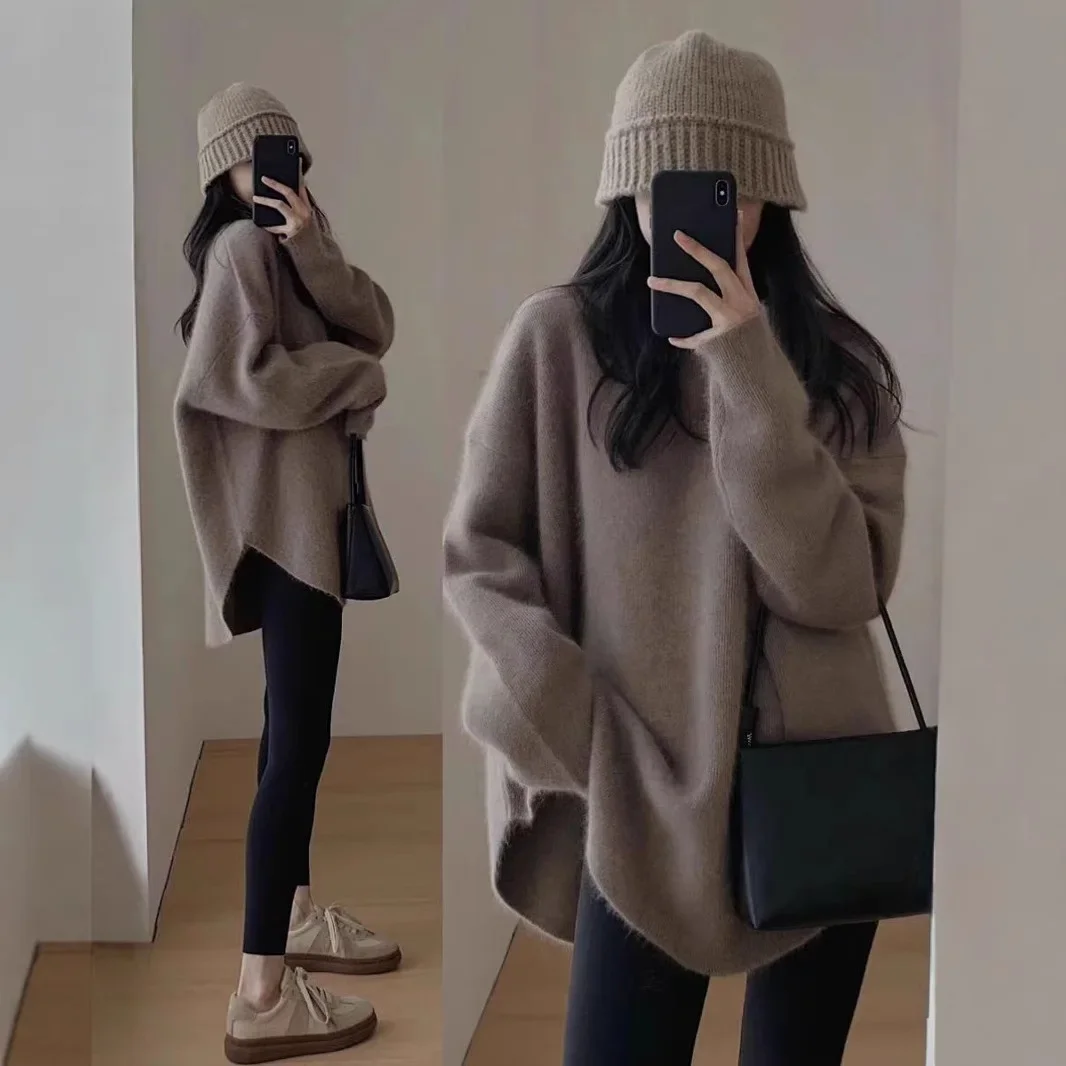 Women White Knit Base Sweater 1