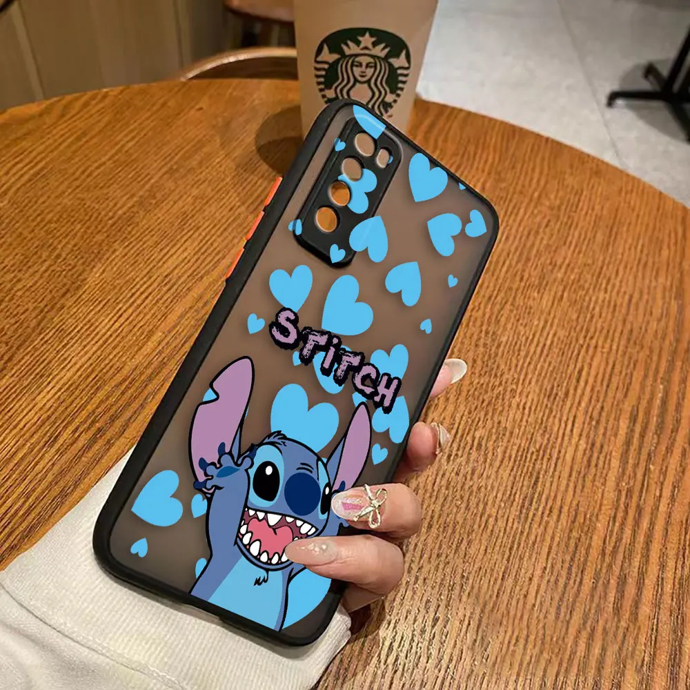 thumbnail image 1 of Matte Case for Huawei NOVA Y70 10 9 8SE 8 7SE 7I 7 6 5I 4 3I 4G 5G Case Funda Coque Capa Shell Cover Lilo & Stitch Cartoon Anime, 1 of 5