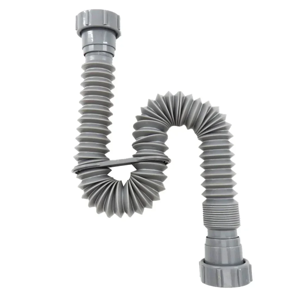 Double-Headed Pipe Sink Drain Pipe Bath Basin Drainer With 45mm Inlet Diameter Drainage Fittings Sink And Drainage