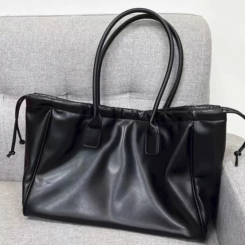 Drawstring Luxe Tote 1