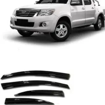

Аксессуары для автомобильных окон Toyota Hilux 2004-2015, Mugen Window, дефлекторы, защита от дождя, козырек, навесы, модифицированный дизайн