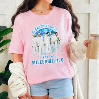 Backstreet Boys Millennium Tour Musique Vintage Tshirt Hommes Femmes Hipster Populaire Hauts Mode D'été Streetwear Unisexe T-shirts Cadeau 5