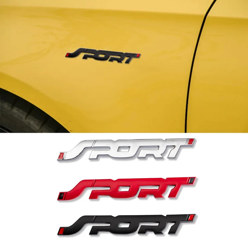 

Универсальная спортивная версия с логотипом 3D, украшение для автомобиля, Стайлинг для Ford, Kia, Skoda, Honda, Alfa, Romeo, Nissan, наклейка, задняя часть