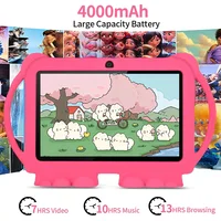 7 Inch Children's tablets Quad Core 4GB+64GB ROM Android Learning Education Games Tablet PC Portable Kids-Proof protective case - Image 4