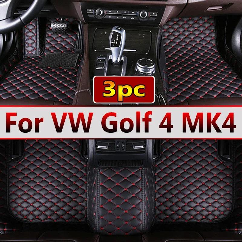 

Автомобильные коврики для VW Golf 4 MK4 1998 ~ 2003, Прямая поставка, центр, автомобильные аксессуары для интерьера, кожаные коврики, коврики, подставки для ног