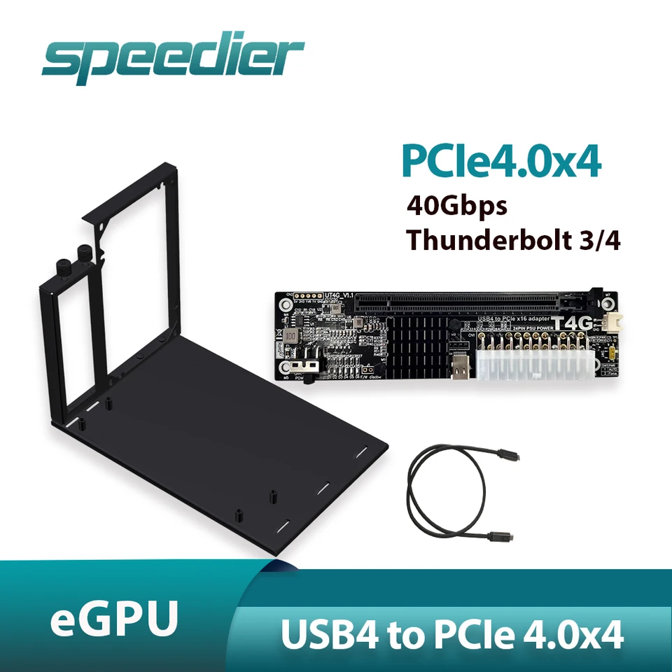 eGPU Thunderbolt 4/3 TB3/TB4 To PCIe X16 PCI-E 4.0 X4 GPU Dock