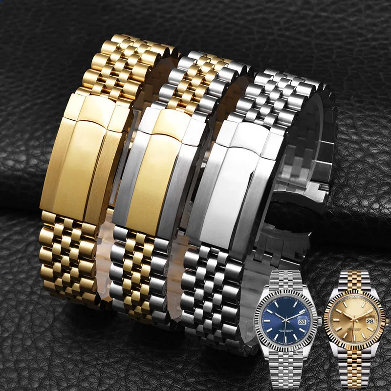 

20mm Solid 316L Stainless Steel Bracelet WatchBand for Rolex Yacht-Master DAYTONA SUB GMT Watch strap