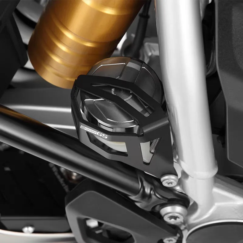 Motorcycle Rear Brake Pump Fluid Tank Oil Cup Reservoir Guard Cover For BMW R1200GS R1250GS R 1250 GS R 1200 GS Adventure LC