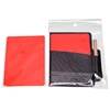 1PC 2PCS 3PCS Football Red And Yellow Card Set Referee Tool With Leather Wallet And Pencil Recording Paper Warning and  Cards 2