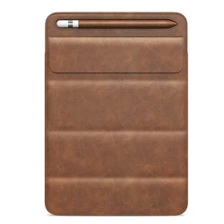 Premium PU Leather Tablet Case with Pencil Holder and Universal Compatibility for iPad Pro 12.9 (Coffee)