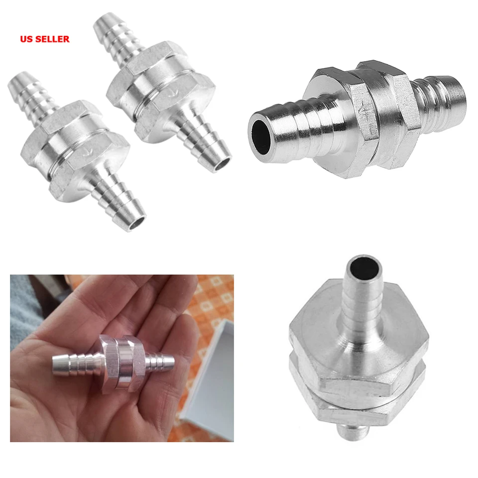 Valvola di ritegno del carburante unidirezionale in linea (10 mm di diametro esterno, 2 pezzi) da 3/8 di pollice per benzina diesel | Leroy Merlin