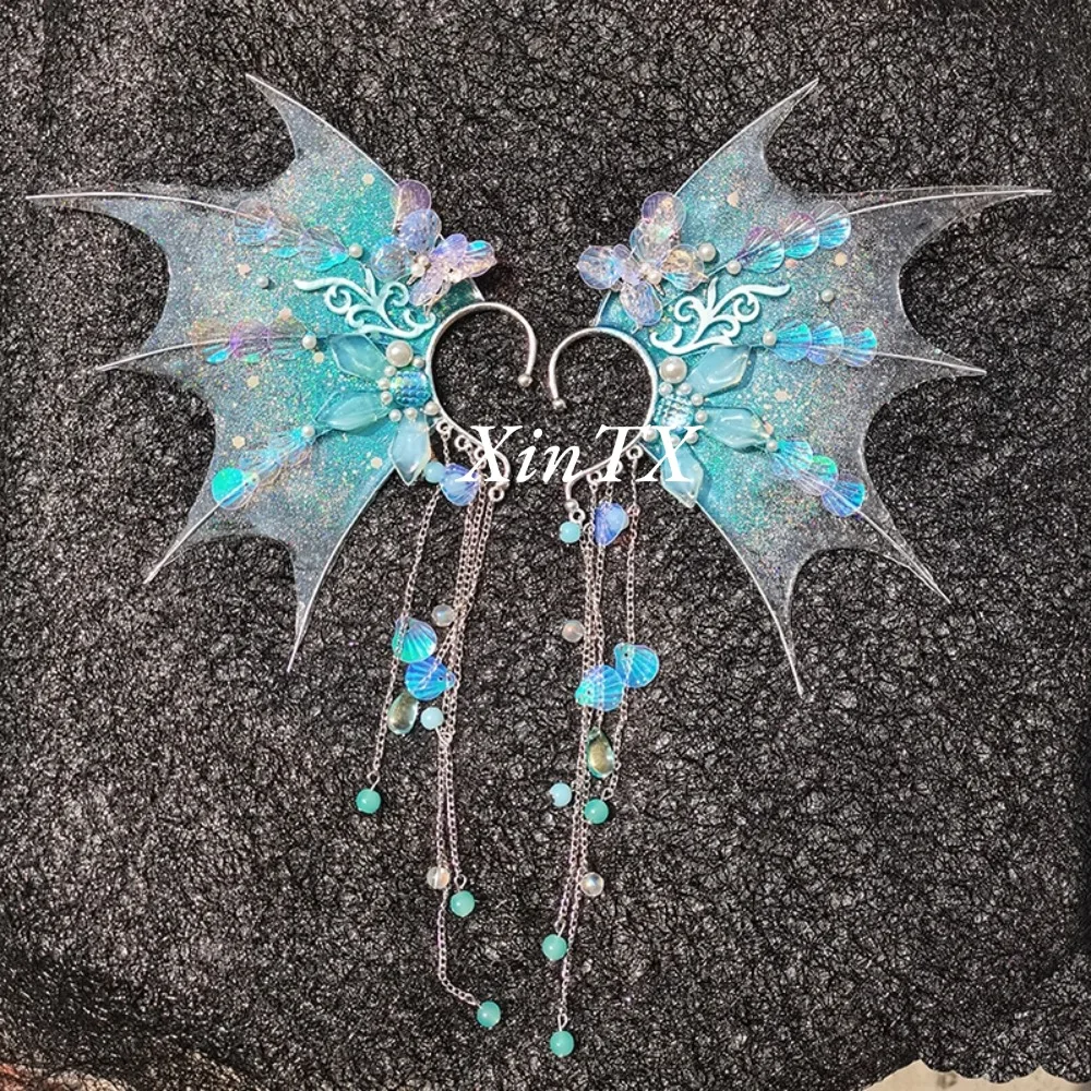 Coda da Sirena per Adulti, Bikini con Orecchie da Sirena, Costume per Cosplay, Spettacoli Acquatici, Piscina, Feste, Progettato Professionalmente, Taglie Personalizzate - immagine 6