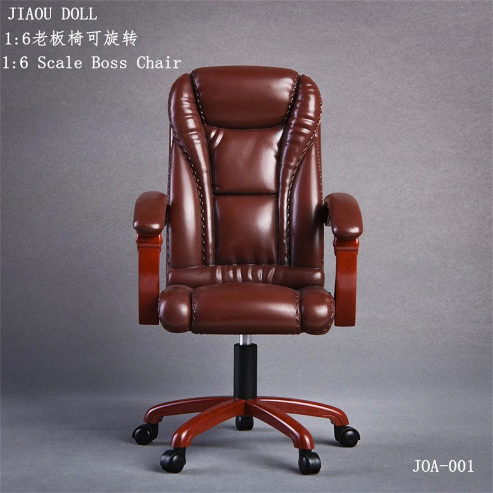 재고 있음 JOA-001 1/6 스케일 클래식 오피스 보스 회전 의자 그림 장면 액세서리 모델 18-35CM 액션 피규어 바디