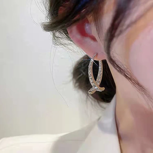 New Korean Fashion Earring for Women Luxury Earrings 18K Real Gold Plating  and S925 Silver Pin Attractive Famous Brand Jewelry - AliExpress