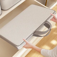 Large Capacity Household Quilt Storage Box Foldable Pouch Storage Bag Organizer with Zipper Wardrobe Clothing Moving Luggage Bag 1