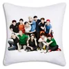 EXOs Pillow Covers Cartoon Sofa Decorative Home Double-sided Printing Short Plush Cute Cushion Cover 6