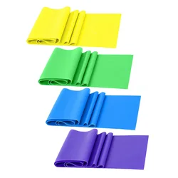 Premium Exercise Resistance Bands Set - Versatile Fitness & Strength Training Tool for Yoga, Pilates, and Rehab (4Pcs set)