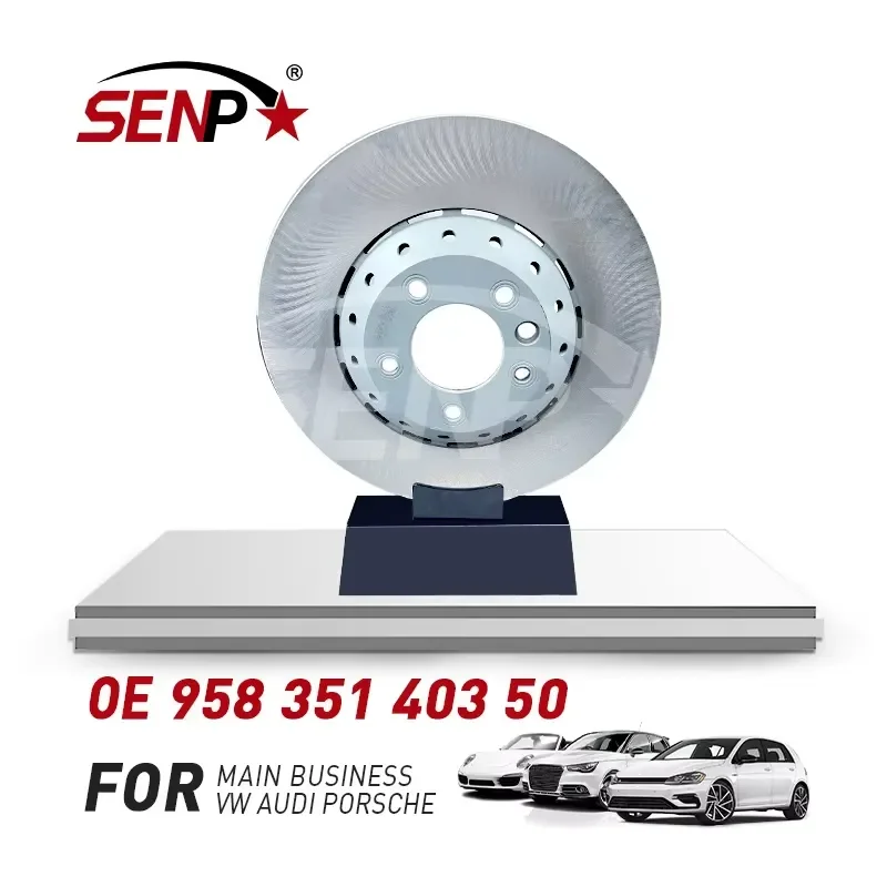 SENP 고품질 브레이크 디스크 92A 포르쉐 카이엔 95835140350 전륜 브레이크 시스템용