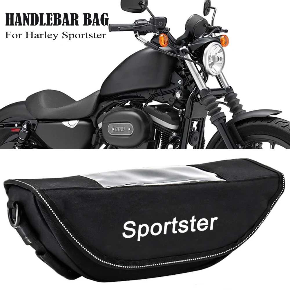 

For Harley Sportster Motorcycle Waterproof And Dustproof Handlebar Storage Bag