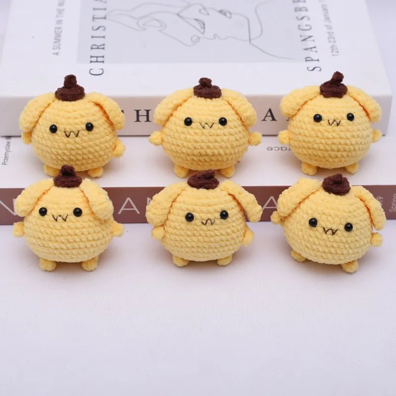 Cute Kapibala Doll Crochet Keyrings Handmaking Knitting Rabbit Keychains Creative Cartoon Pig With Carrot Car Keys Keyrings New