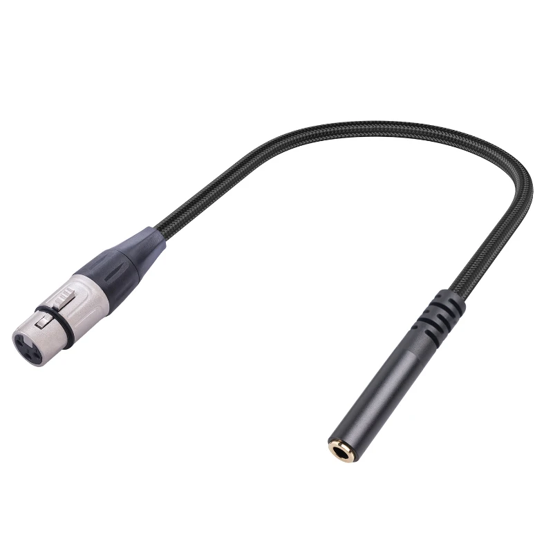 3.5 Femmina A Canon Femmina Microfono Xlr Femmina A 3.5Mm 1/8 Trs Femmina Cavo Adattatore Bilanciato