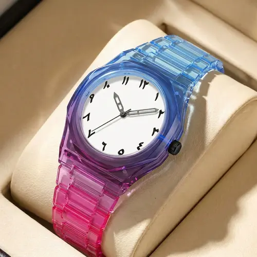 1pc All-Black Metal Chain Watch with Octagonal Bezel, Unique Markings, Simple and Stylish, Unisex, Trendy and Versatile - Image 7