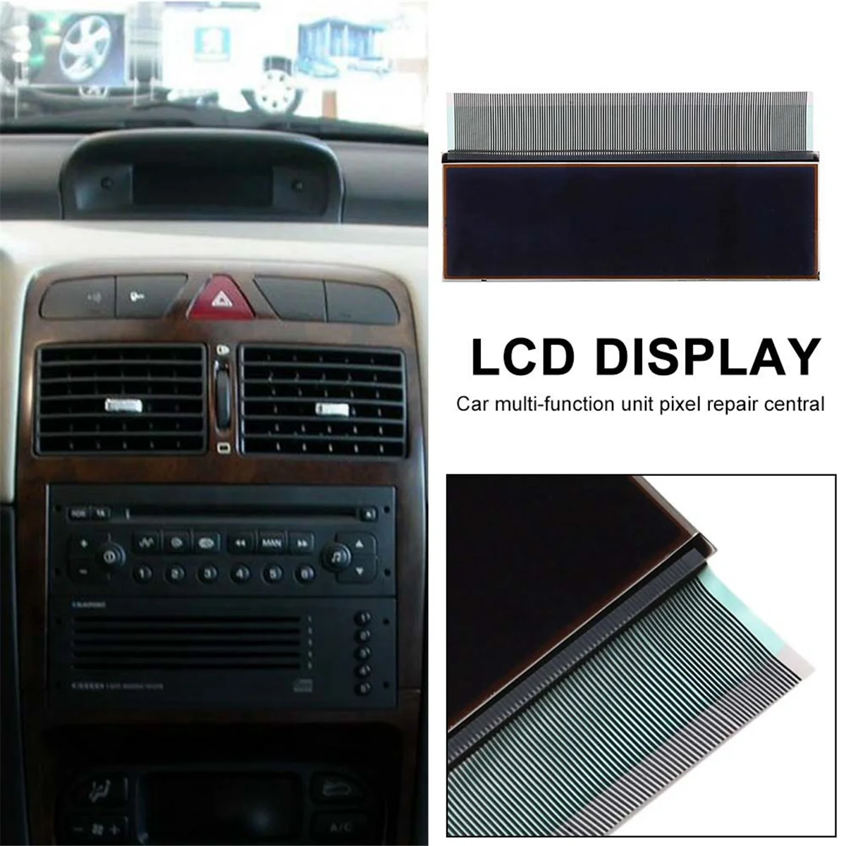 ڵ ߾ ׺ LCD ÷, Ǫ 206 307 Ʈο C5 Xsara Picasso ٱ  ũ ȼ 
