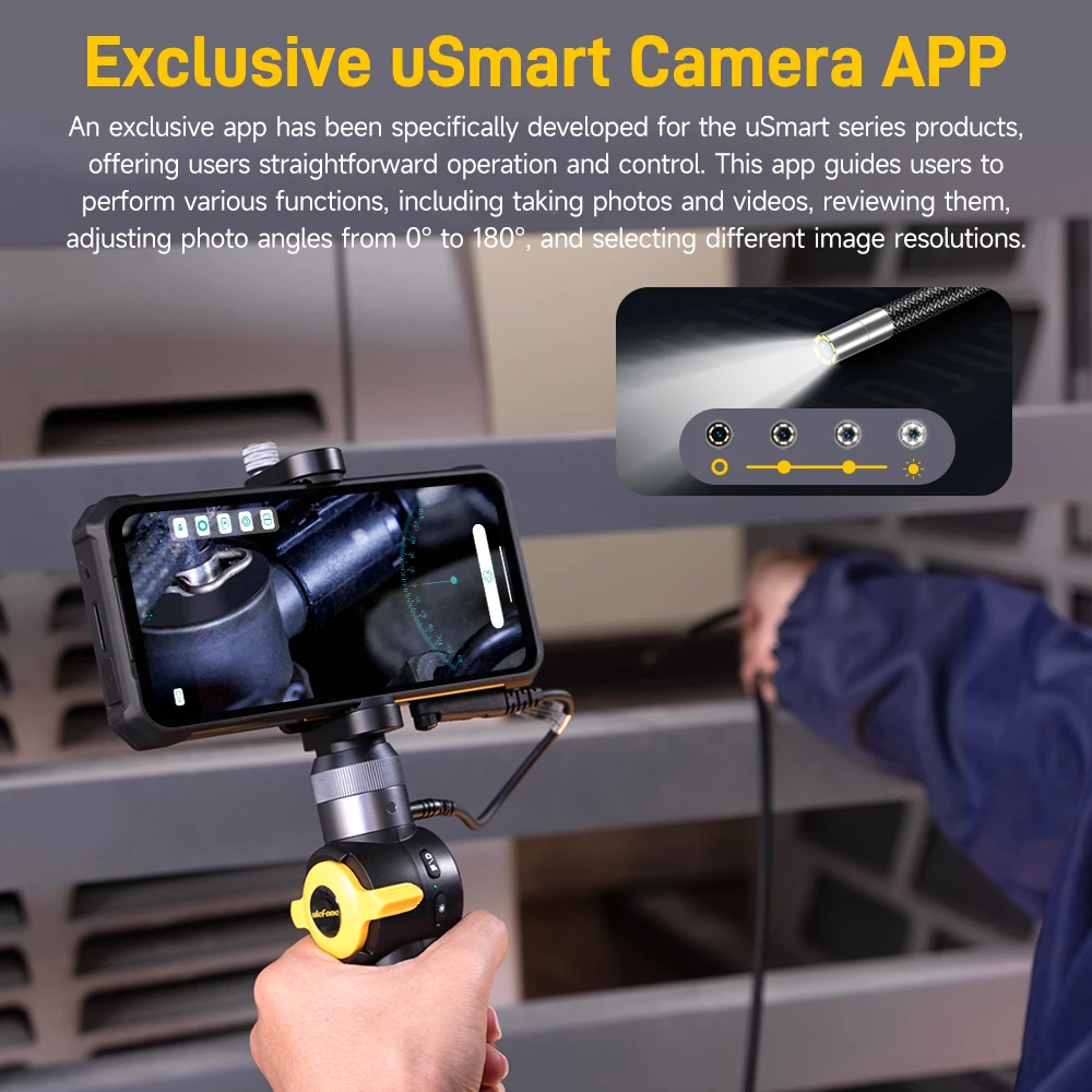 Ulefone Two-way 180° Rotating Waterproof Endoscope/For ARMOR 24/Power Armor 19 Series,/Power Armor 18 Series