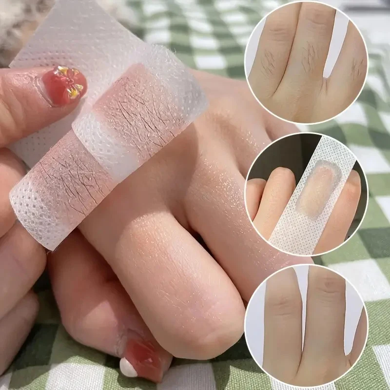 10Pcs Lip Wax Strips Professional Hair Removal Wax Strips Waxing Wipe Sticker For Face Leg Lip Eyebrow Leg Arm Body Hair Remove
