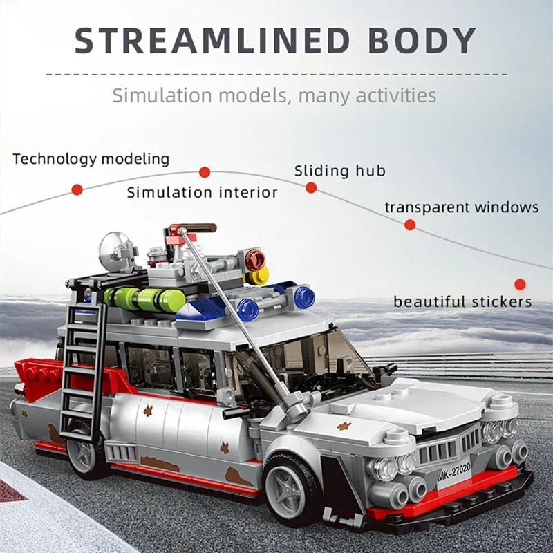 Building Blocks City Technical Super Speed Racing Car Model Assembly Bricks DIY Toys For Kids