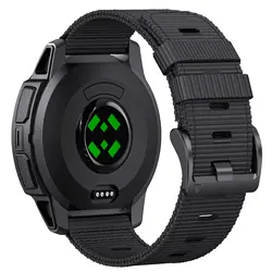 Versatile Nylon Smartwatch Band, 22mm & 26mm - Durable & Stylish Strap Accessory - Quick Fit 22mm (Black 02)