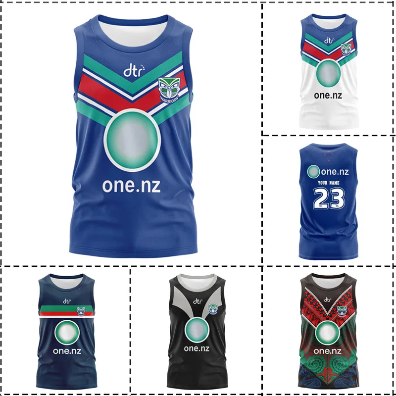 

2023 New Zealand Warriors Home / Away / Training / Singlet Rugby Jersey - Men's Size: S-XXXL（Print Custom Name Number）