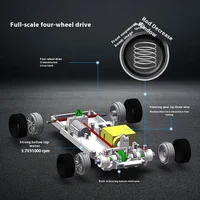 2.4g Rc Drift Car 1/43 4wd Remote Control Car High Speed Four Wheel Drive Radio Controlled Mini Racing Car Model Boy Toy Gift 2