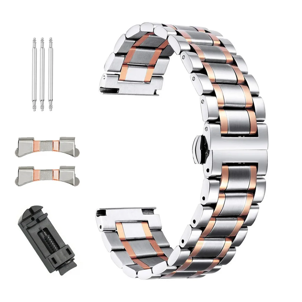 Sleek Stainless Steel Quick Release Universal Watch Strap