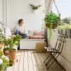 6 Sets Chlorophytum Pot Artificial Plants Outdoor Hanging Succulents Flower Basket Flowerpot Ceiling Pendant Plastic Container 2