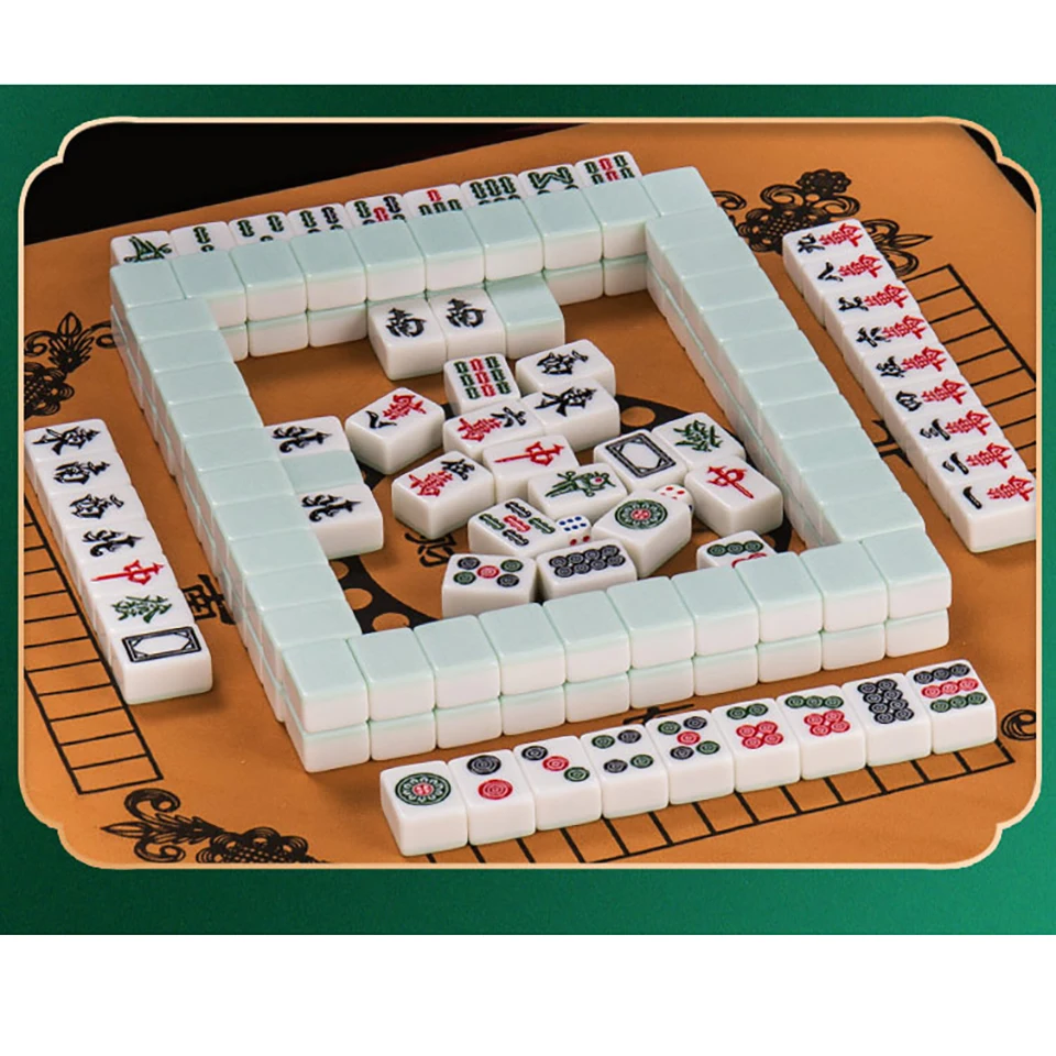 Mahjong Chinês Jogando Cartas Mahjong Poker Jogando Cartas Jogo De Mesa  Conjunto Para Casa Sala Estar Mini Mahjong Jogando Cartas Jogo - Jogos De  Tabuleiro - AliExpress