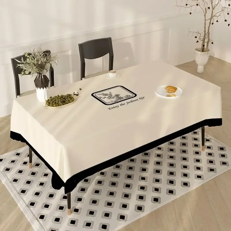 

Light luxury cabinet coffee table table dust-proof wear-resistant advanced sense series pattern tablecloth gray22